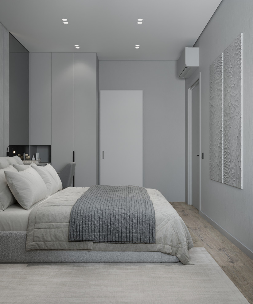 Проект квартиры для молодой семьи в Екатеринбурге. Спальня