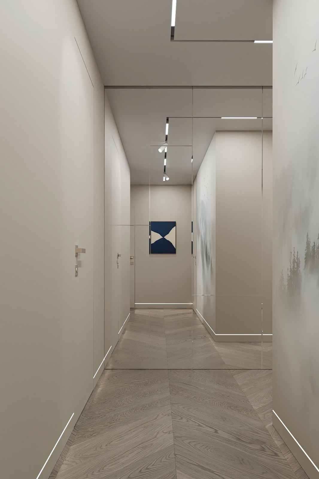 Дизайн и ремонт квартиры в ЖК Большая семерка - Сочный синий