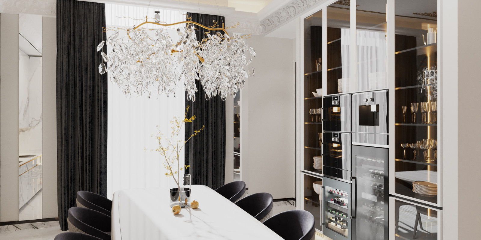 Многомерный интерьер как искусство.