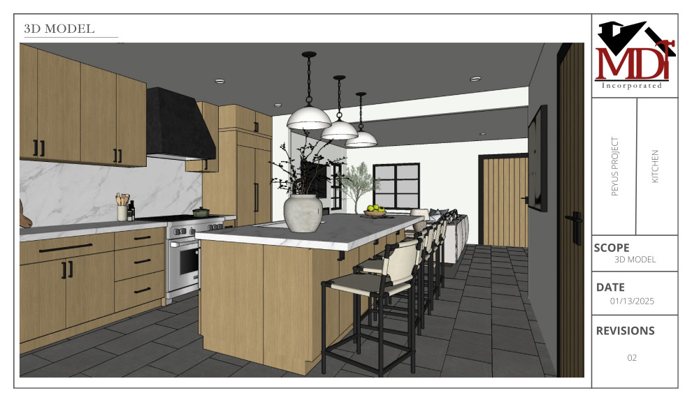Coastal Calm Kitchen | Santa Ana Home