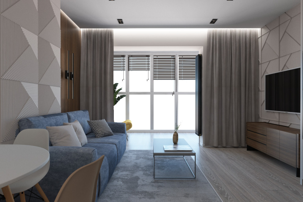 Однокомнатная квартира для молодого мужчины ЖК Снегири