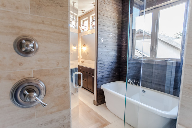 Saddleback Residence rustic-bathroom