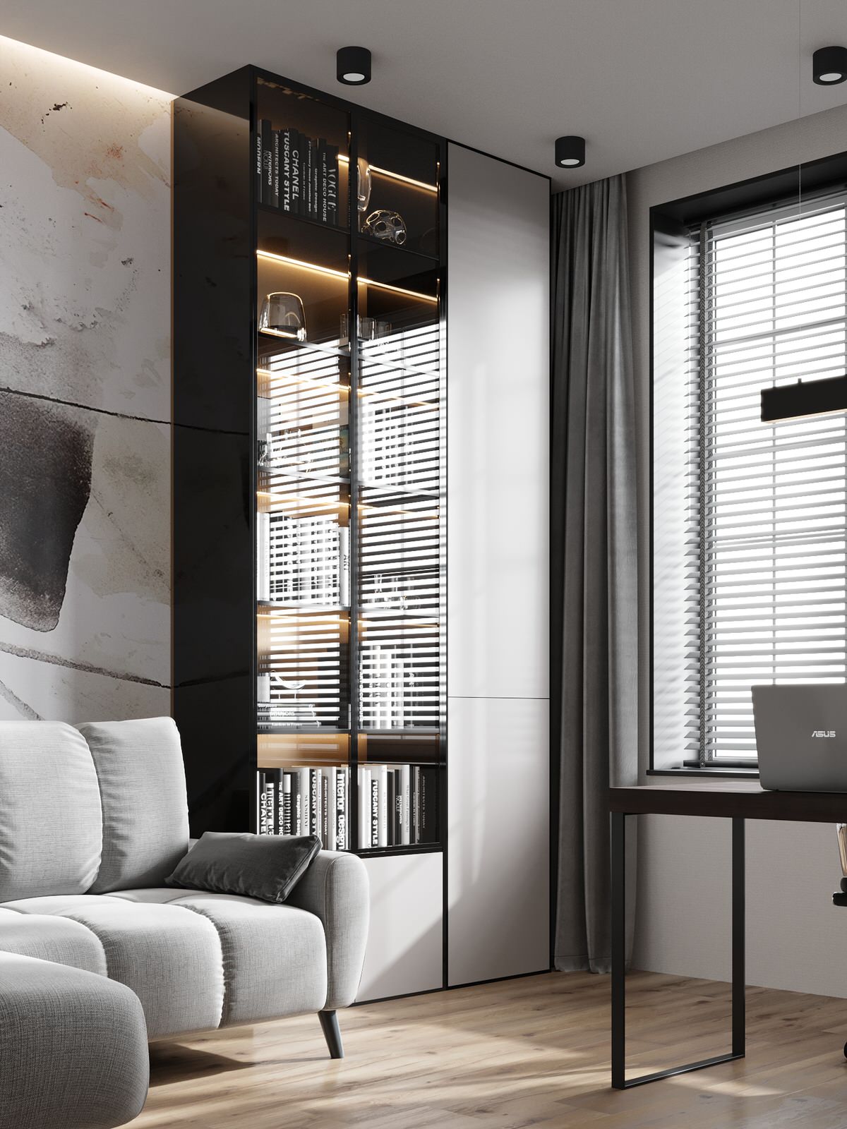 Проект 2х уровневой квартиры