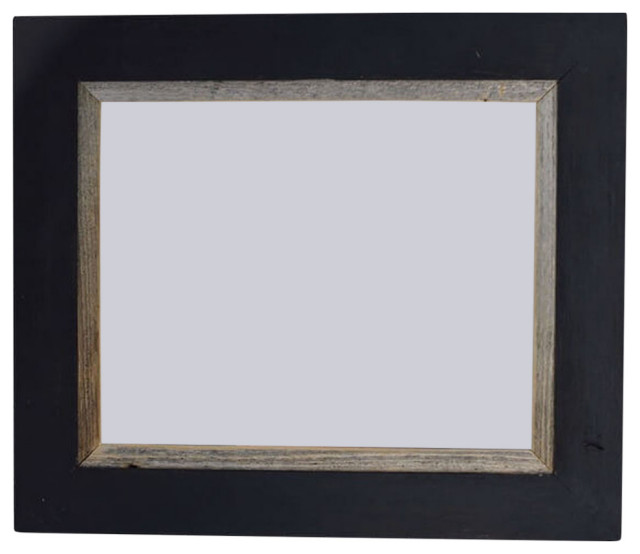Black Myrtle Beach, Rustic Wood Picture Frame, 4"x6"