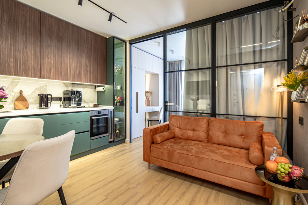 Квартира 40 кв.м ЖК Амурский парк (Кухня)