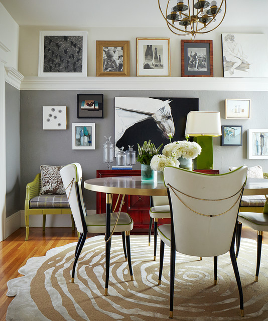 Cozy San Francisco Cottage eclettico-sala-da-pranzo