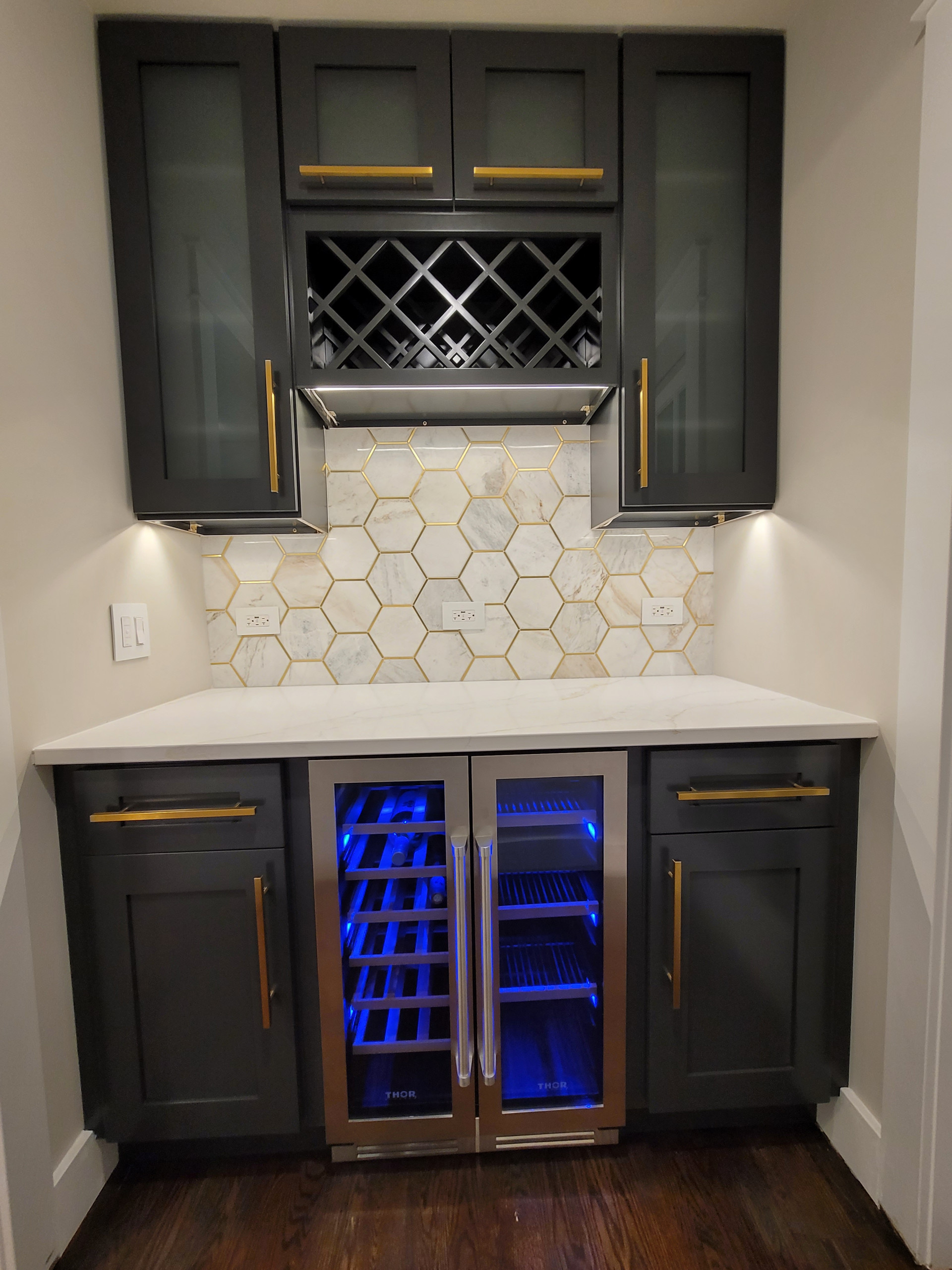 Custom Kitchen with Built-ins and Butler's Pantry