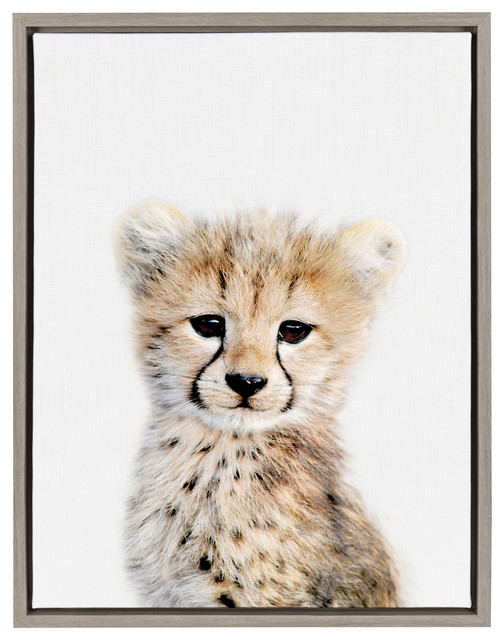 Cheetah Cub Print Baby Animal Print Nursery Print