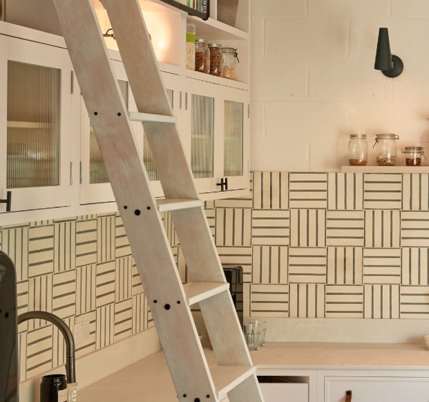 Our rolling and hook-over ladders trendy-koekken