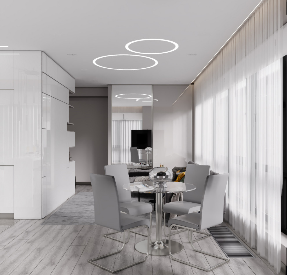 Дизайн квартиры-студии 44 кв.м.в г.Москва ЖК Monodom