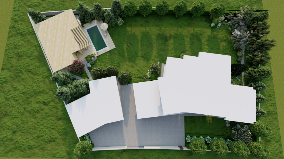 Лаконичный сад. КП Райт Вилладж