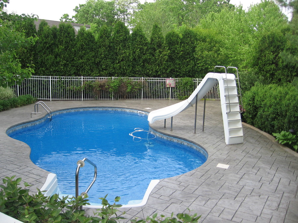 This is an example of a traditional pool in Milwaukee.