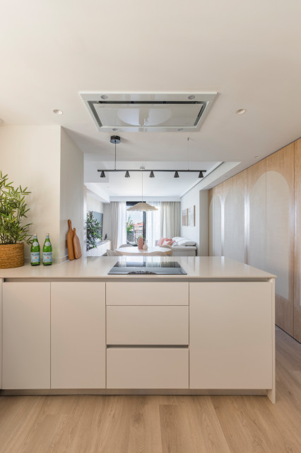 Cocina abierta al sal&oacute;n trendy-koekken
