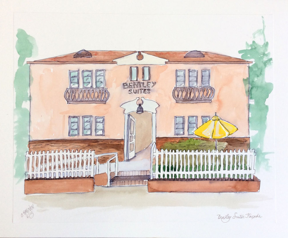 Watercolor Renderings of Assisted Living Facility