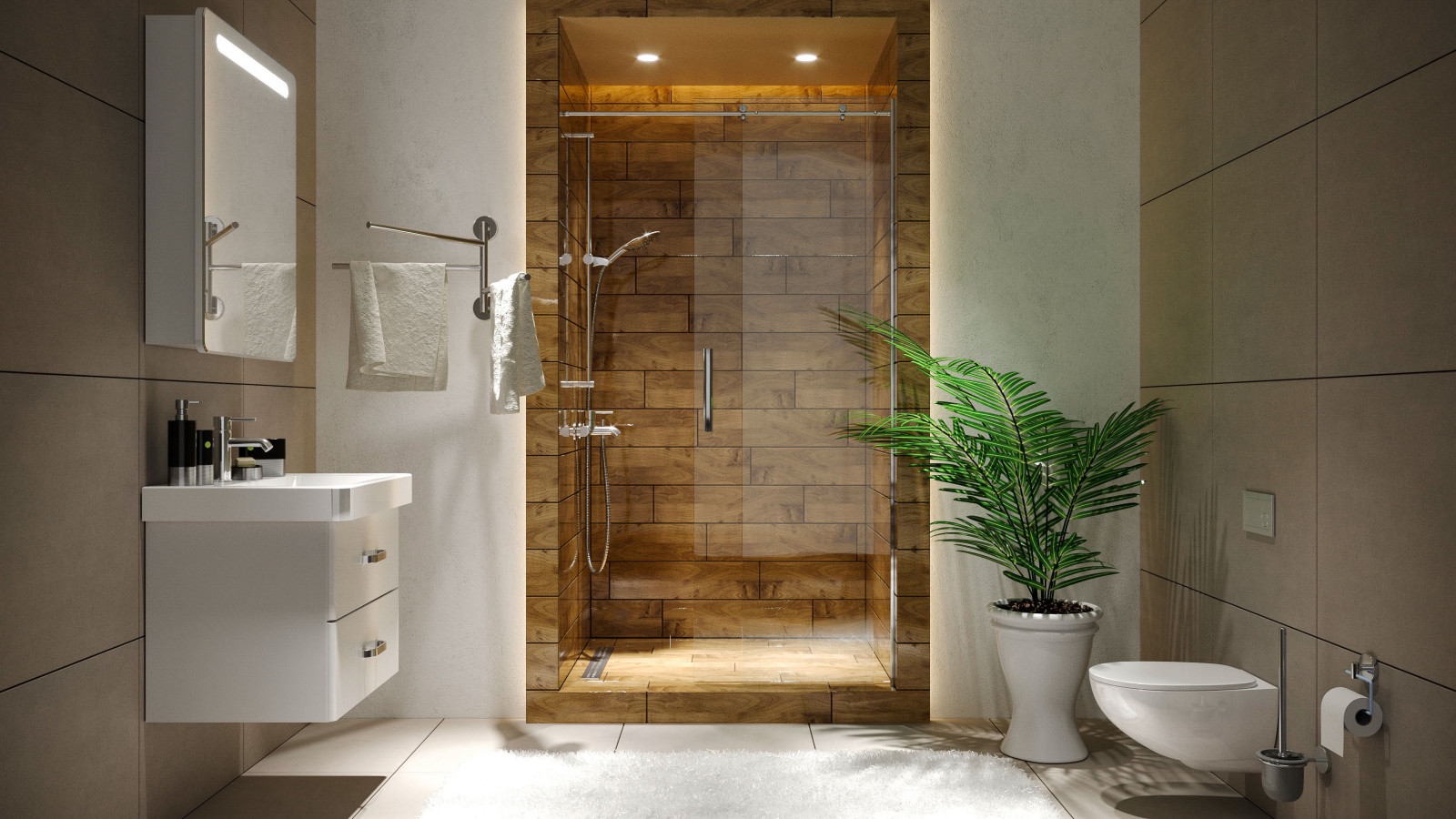 Санузел в современном стиле