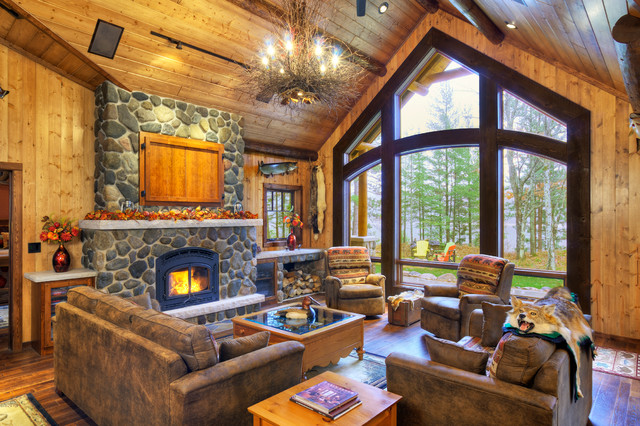 The Lang rustic-living-room