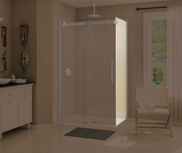 MAAX Halo 28.75"x78.75" Shower Door Contemporary Shower Stalls And