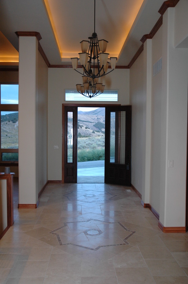 Inspiration for a timeless entryway remodel in Seattle