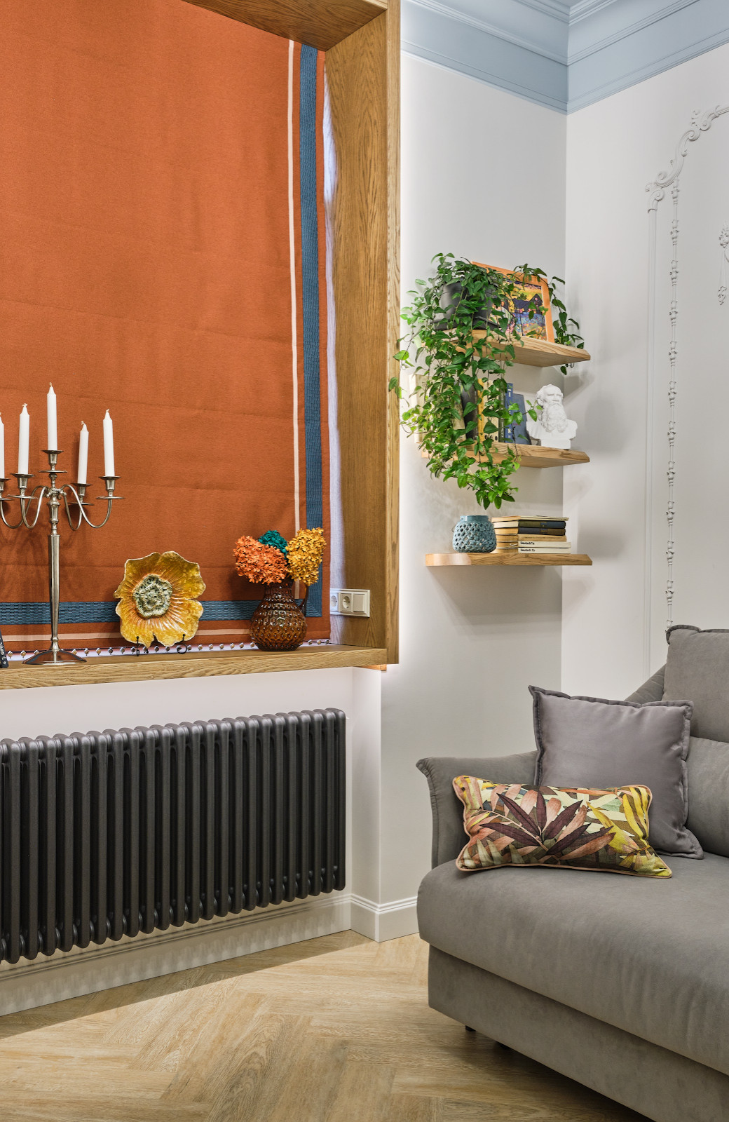 Интерьерная съёмка квартиры в сталинке на Кутузовском проспекте(Москва)