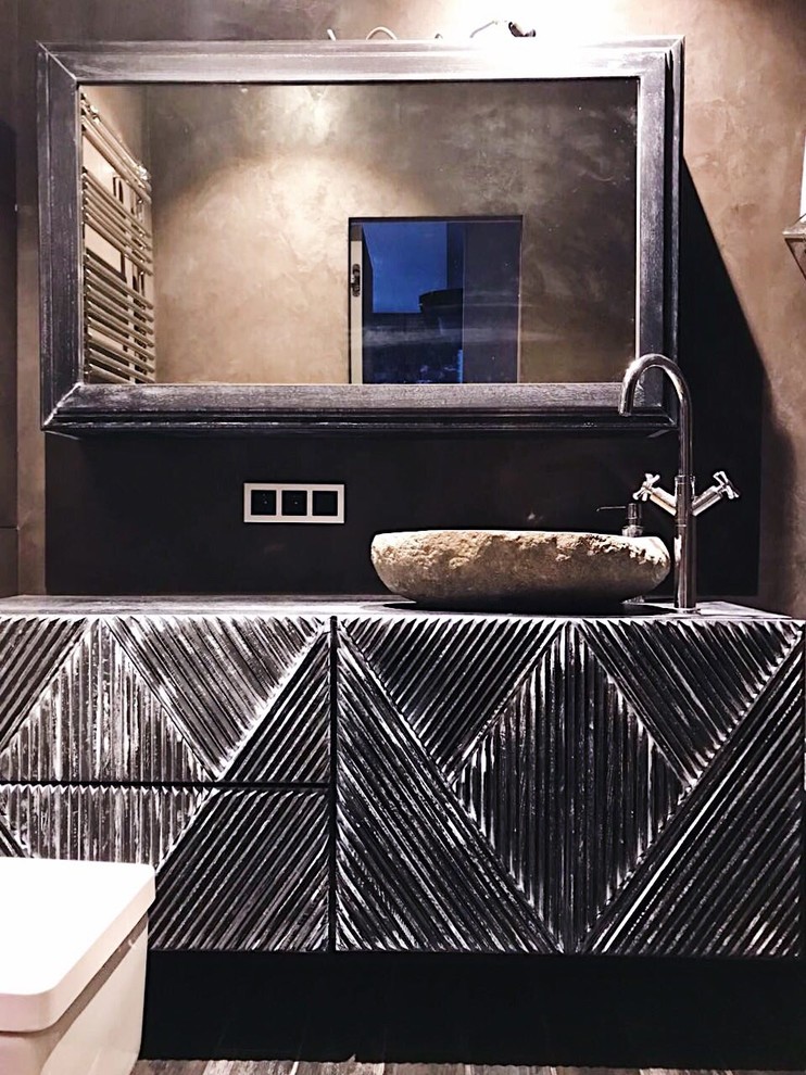 Тумба в ванную комнату на заказ из массива дуба