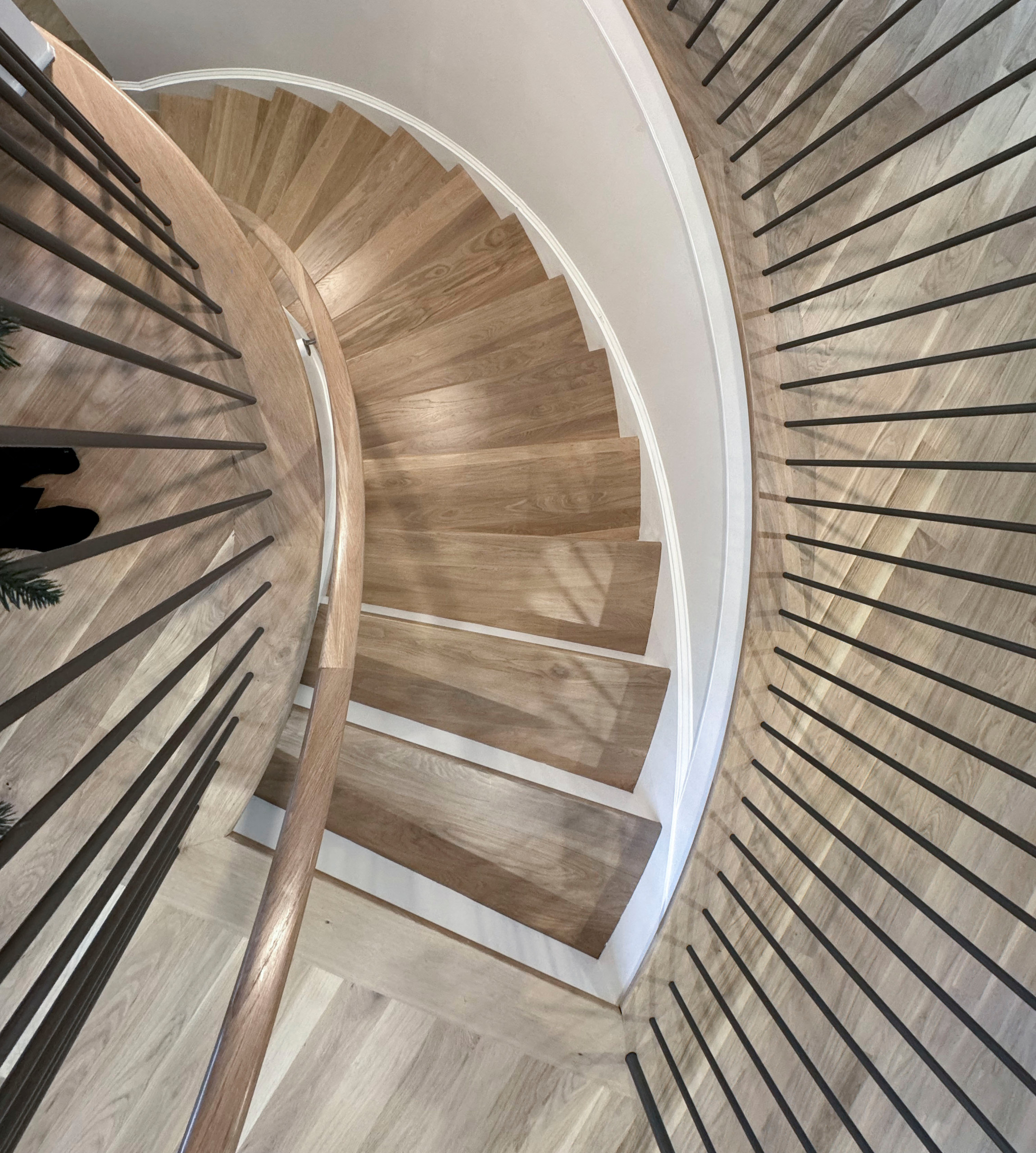 116_Elegant & Eye-catching Curved Staircase, Leesburg VA 20175