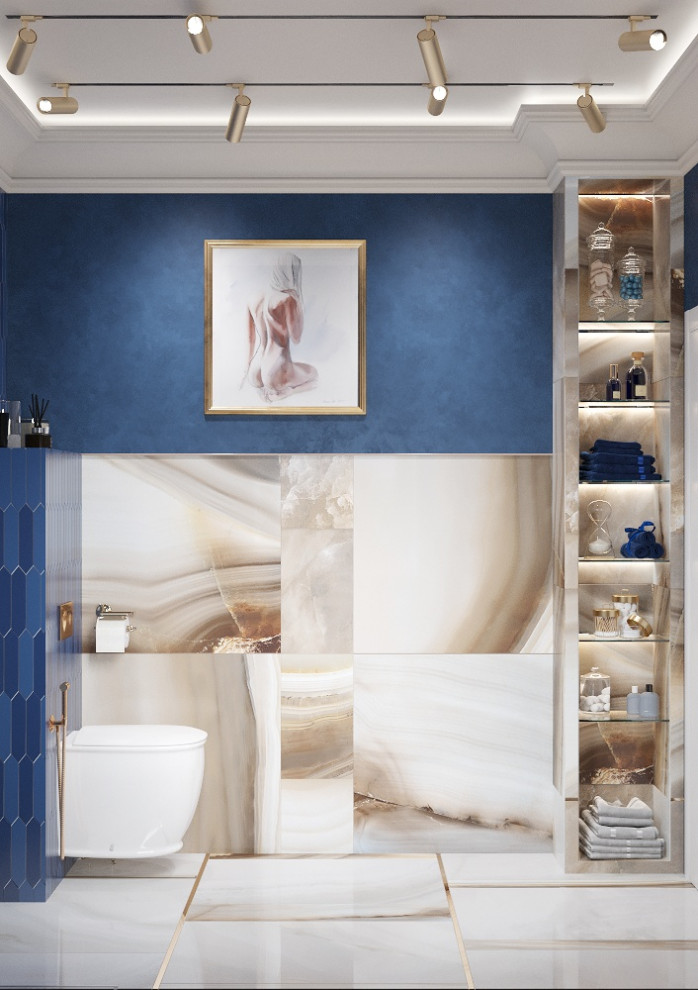 Санузел в доме посёлка Бристоль