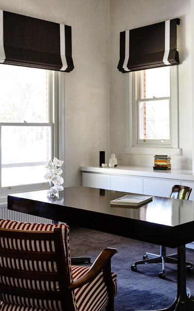 Old and New in Kew - Home Office contemporary-home-office