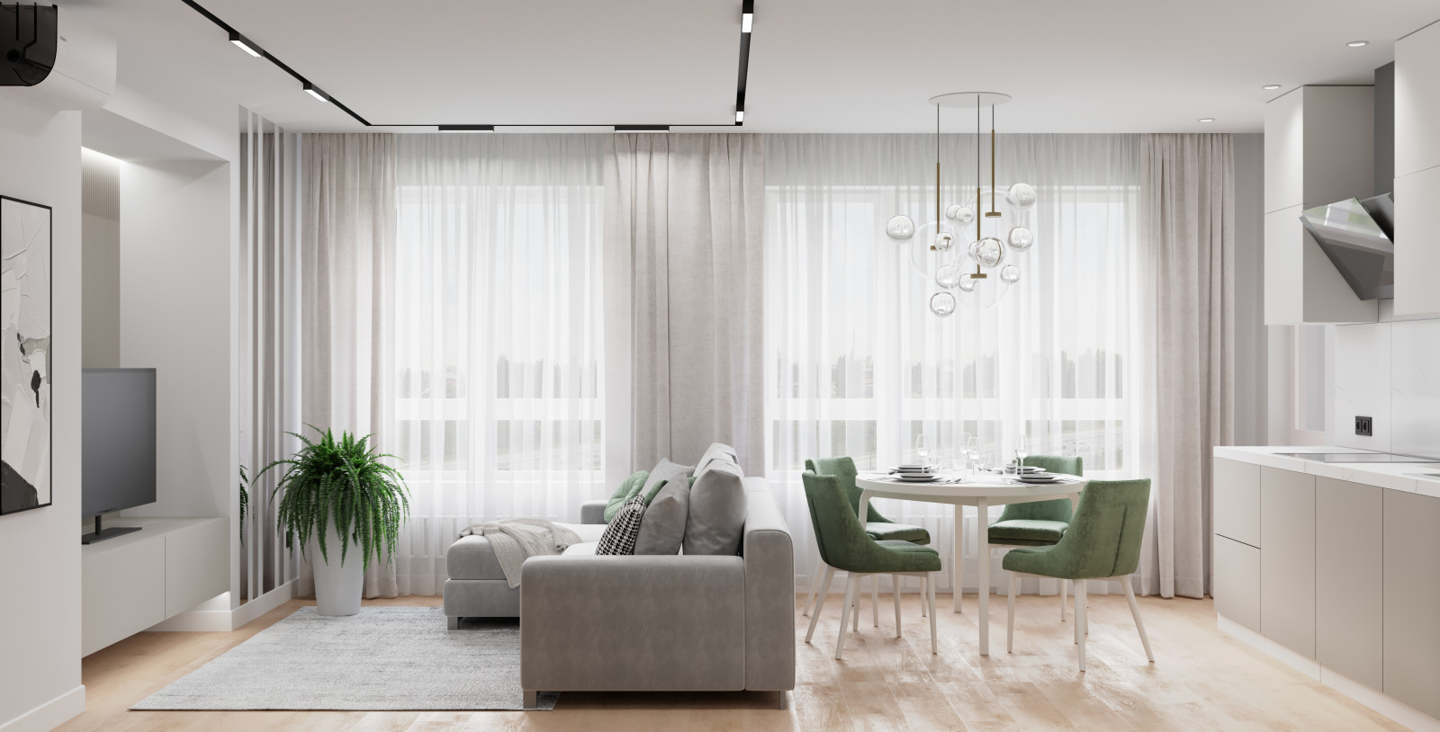 Квартира в ЖК "SUN CITY" 70 м2