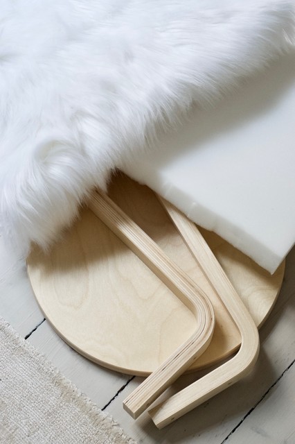 DIY: Pep din Ikea-skammel op med blød pels