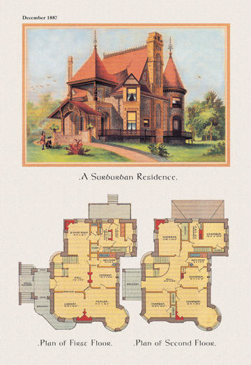 A Suburban Residence 20x30 poster