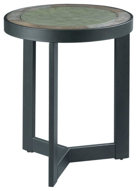 Hammary Graystone Round End Table