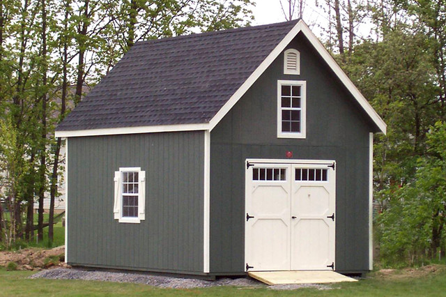 Storage Sheds - Two Story - Traditional - Shed - New York 