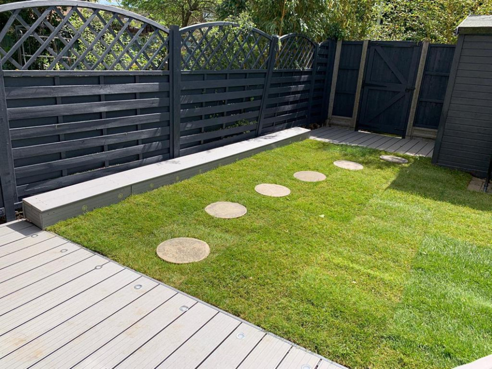 Composite decking and fence