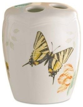 Lenox Butterfly Meadow Toothbrush Holder Farmhouse Toothbrush
