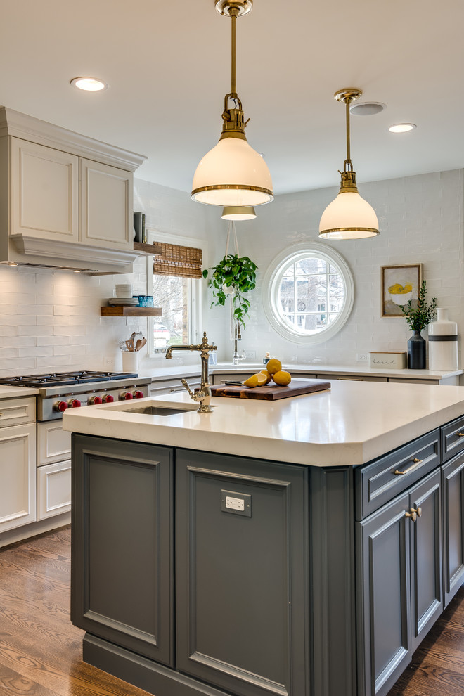 Kitchen - transitional kitchen idea in Chicago
