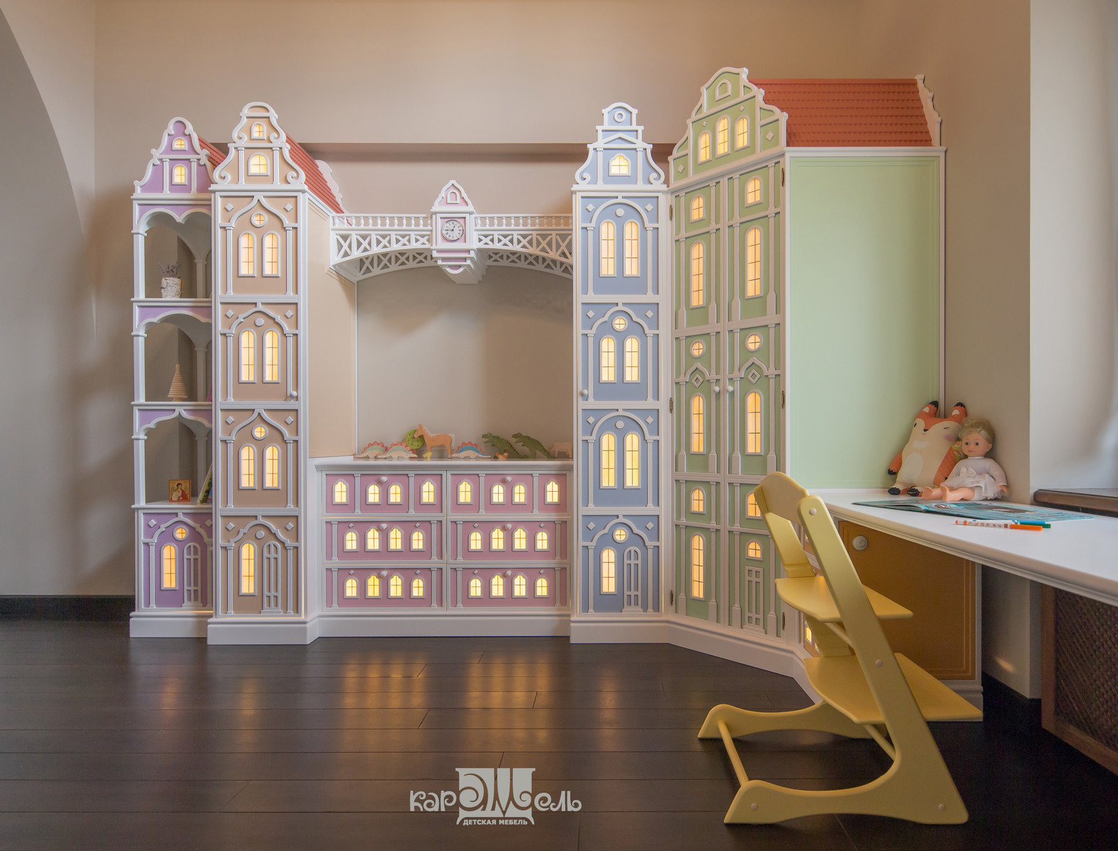 Интерьер детской комнаты в загородном доме