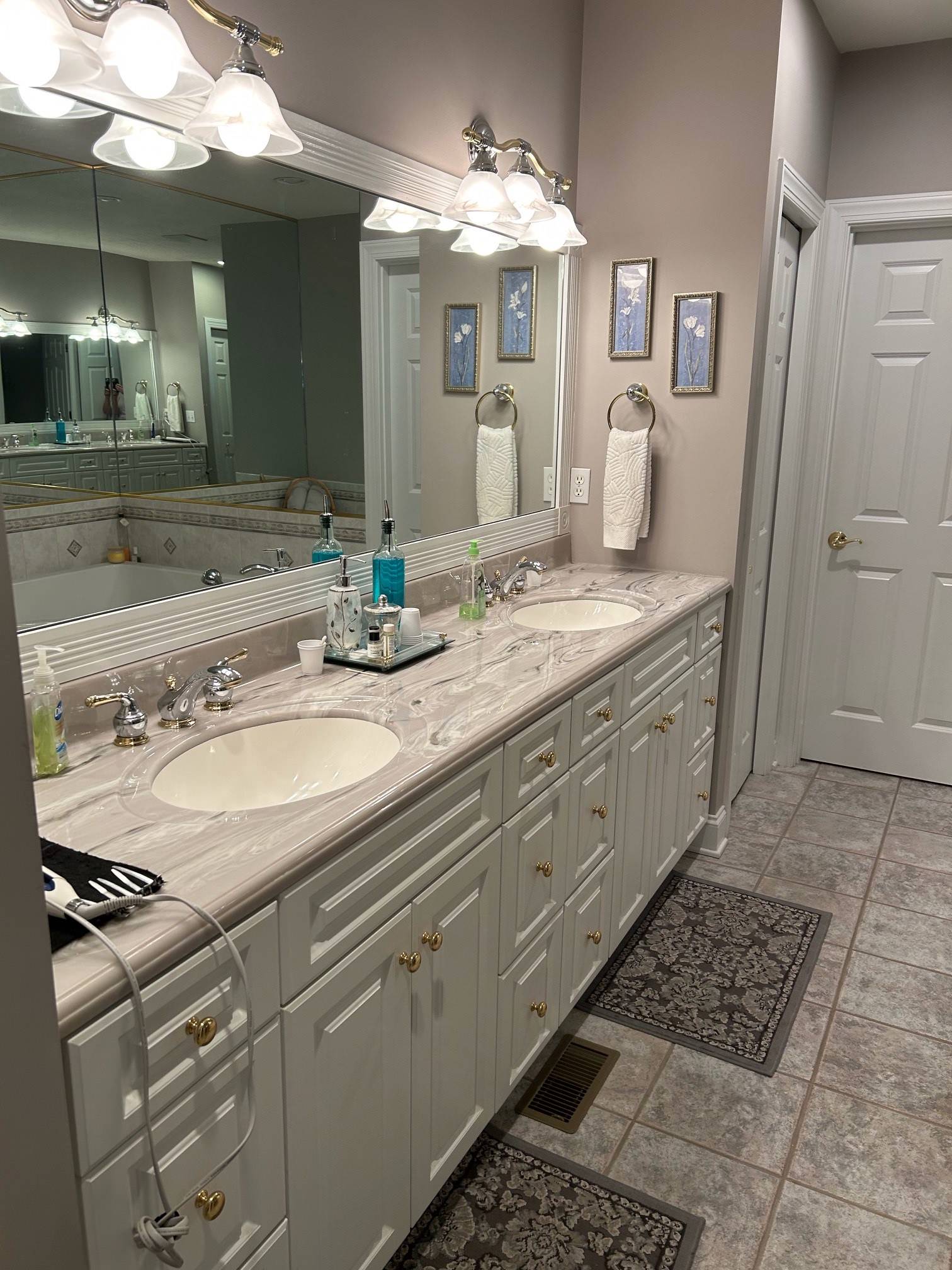 Sophisticated Haven. Primary bathroom renovation