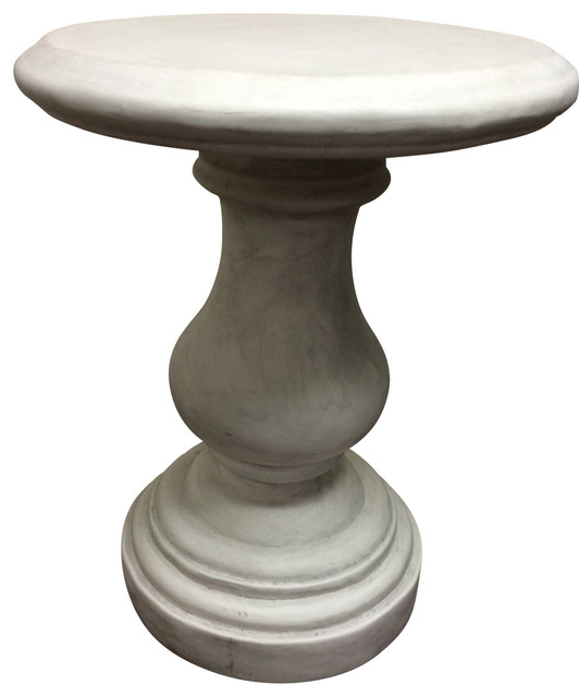 Round Baluster Modern Pedestal Column Circlular Decor Display Table Base