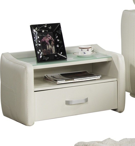 Casabianca Furniture - Sole Nightstand - CB/A86 WHITE