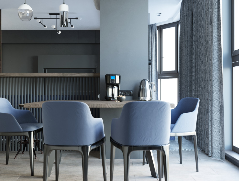 Брутальный синий