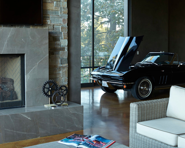 Ridgecrest Home contemporary-living-room