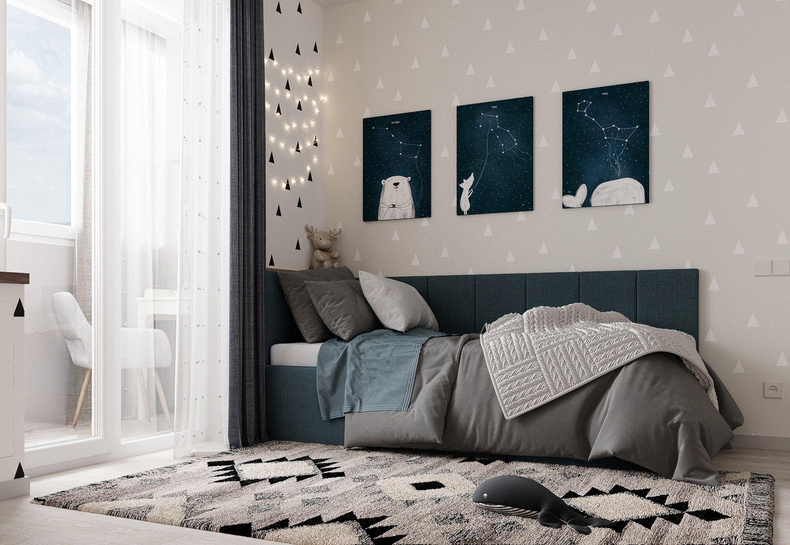 Дизайн-проект квартиры на Ленинском, Спб, 50 кв.м