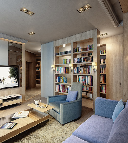 Интерьер квартиры. 145 м2 Москва.