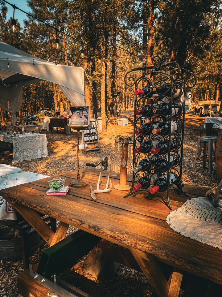 Wedding Design in the Forests of Chelan, WA