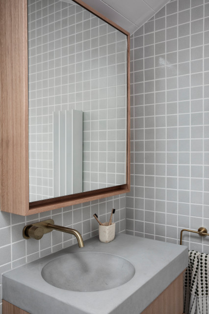 Ferndale Cottage contemporary-badrum