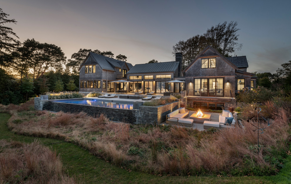 Transitional exterior home photo in Boston