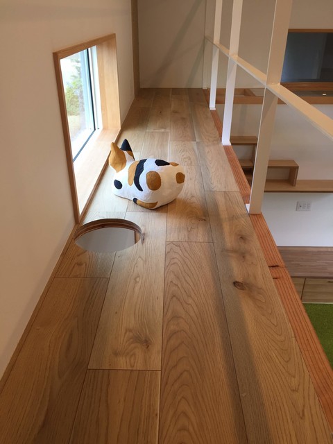 猫と暮らす中庭のある家 scandinave-salon