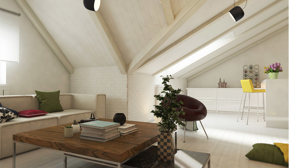 Дизайн-проект мансарды