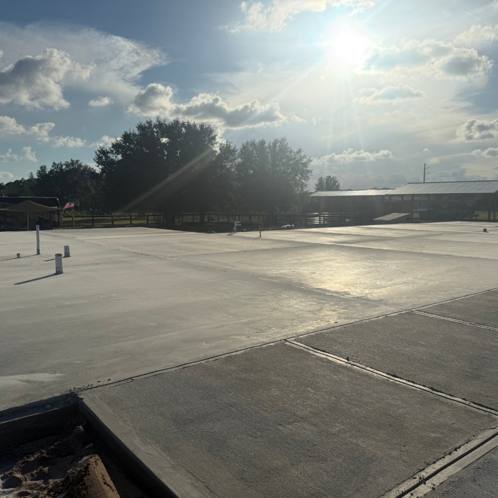 Barn-Dominium Foundation Pour