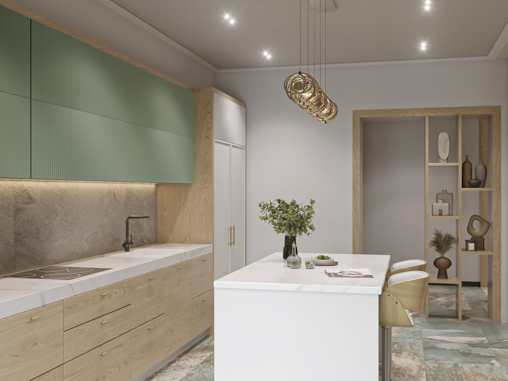 Кухня с островом